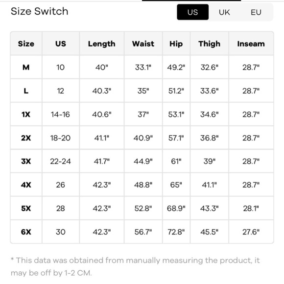 BloomChic Plus Size 2XL Ombre Pleated High Rise Straight Leg Pants us22-24 - Picture 7 of 7